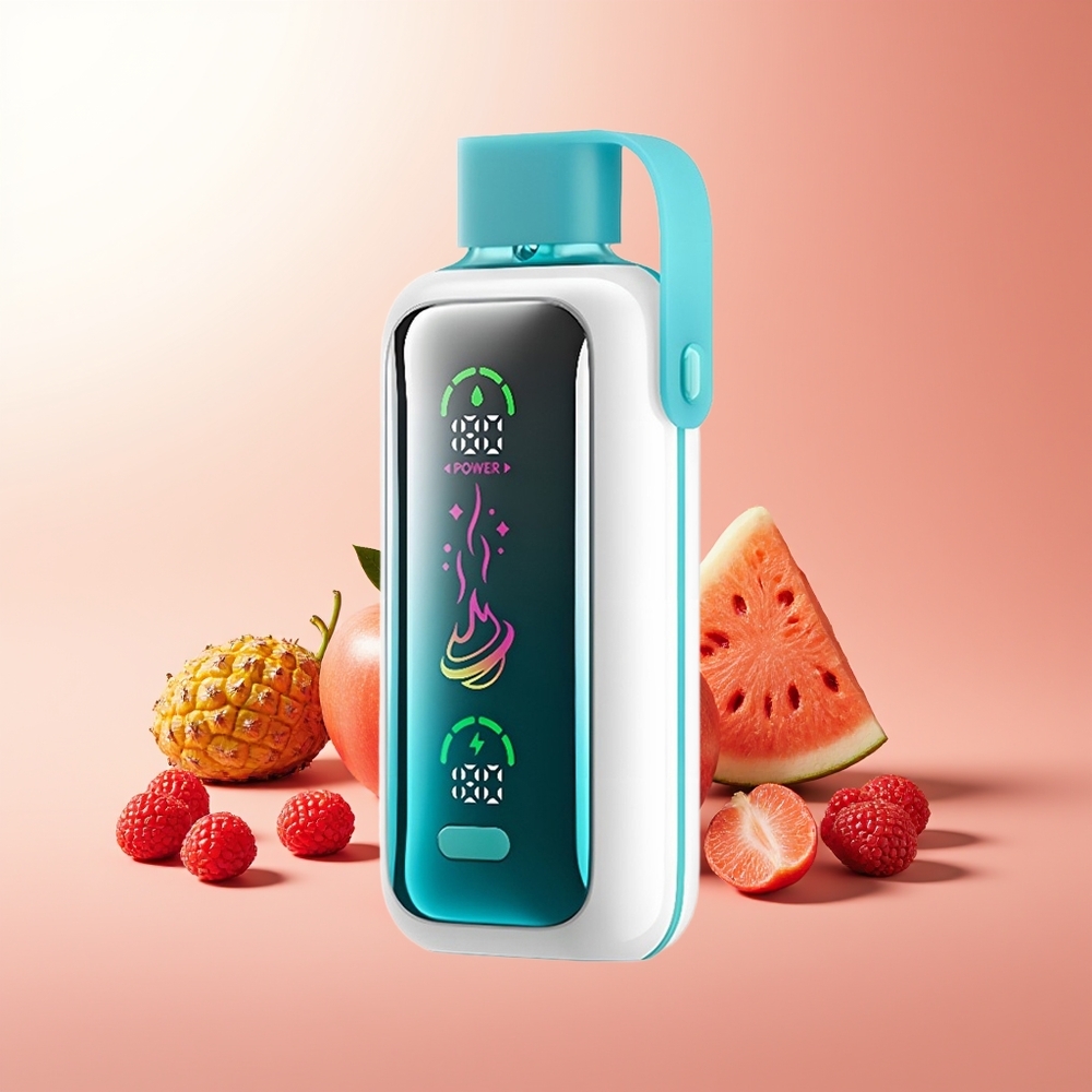 VOZOL Star 20000 Puffs Frambuesa Manzana Sandía Piña Pantalla HD Doble Malla