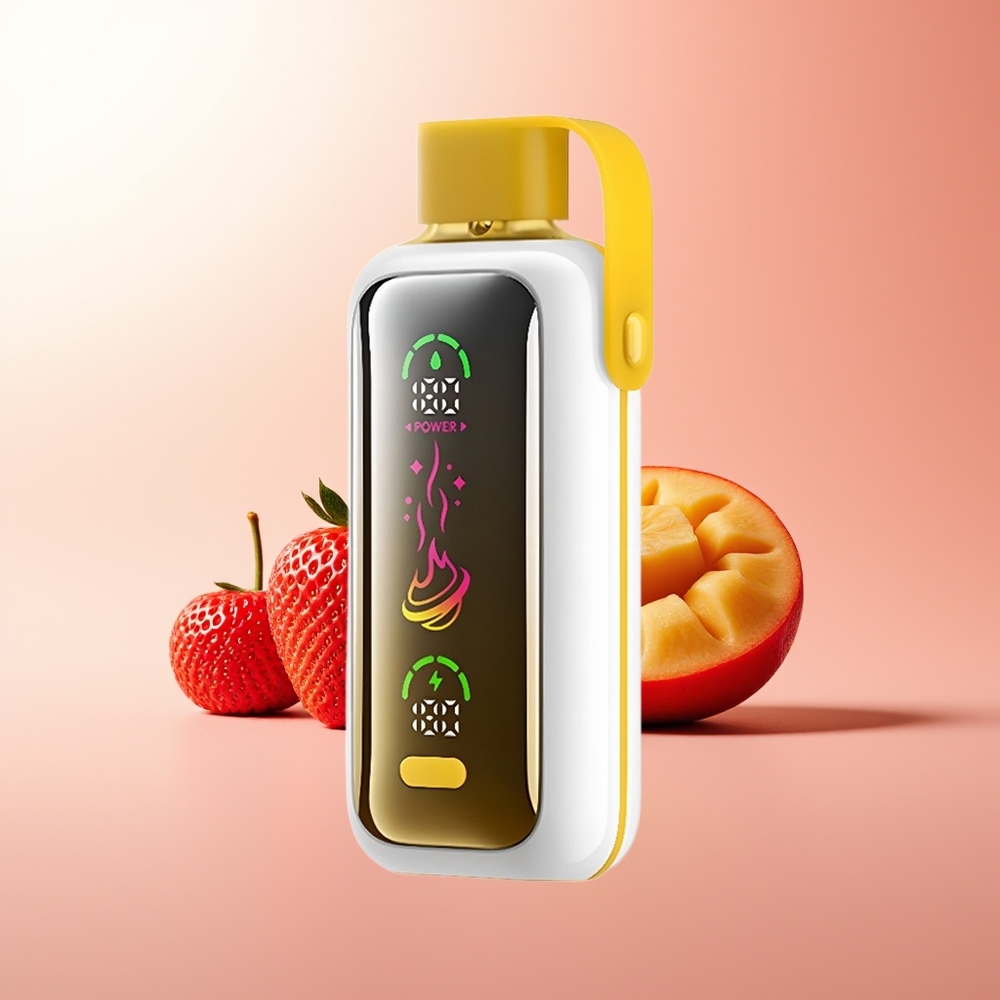 VOZOL Star 20000 Puffs Fresa Mango Pantalla HD Doble Malla