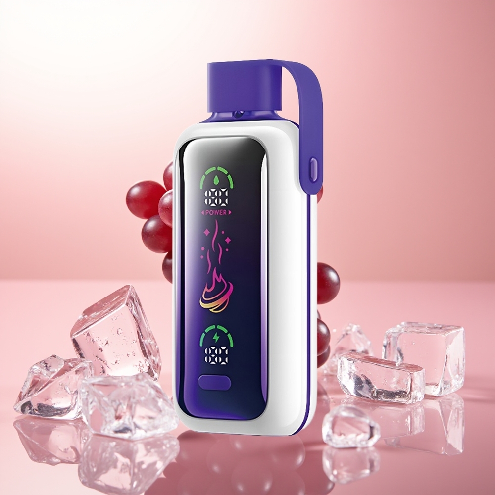 VOZOL Star 20000 Puffs Hielo de Uva Espejo Doble