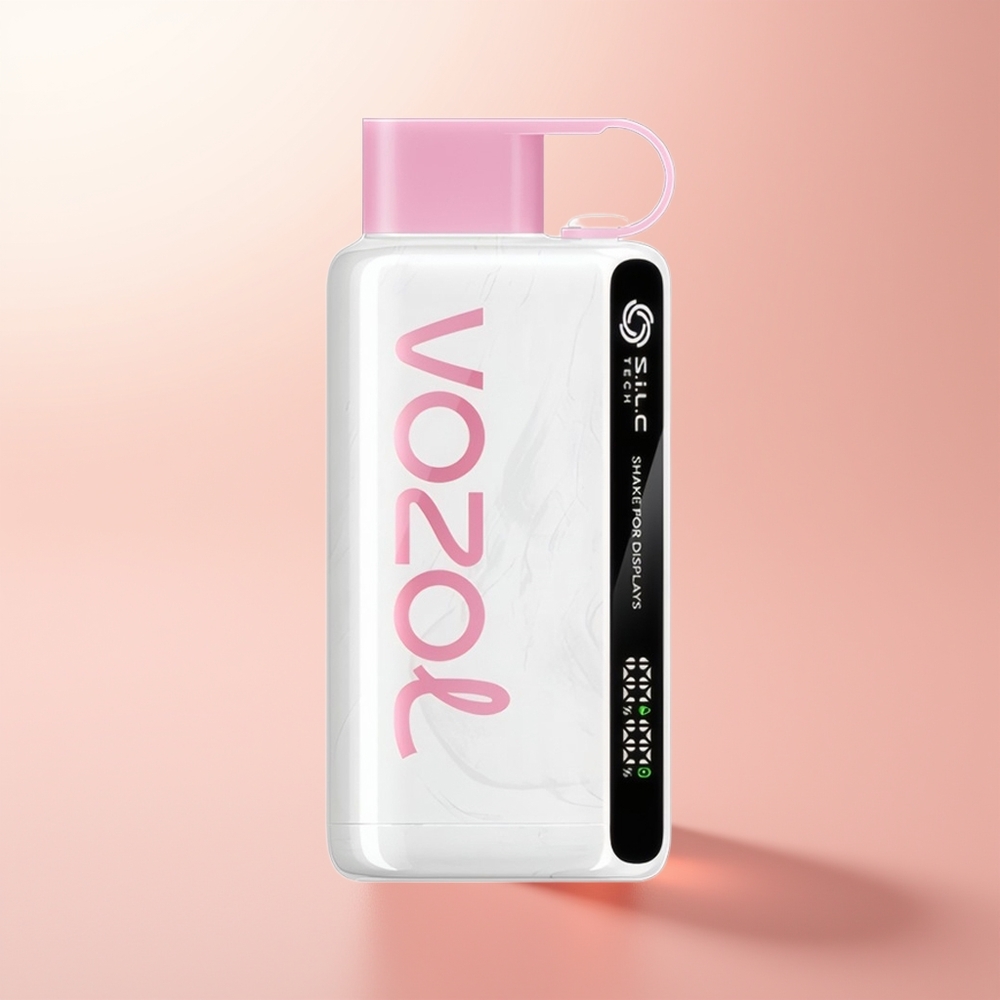 VOZOL STAR 9000/12000 Puffs Limón Rosa Recargable Rápido con Protección de Boquilla