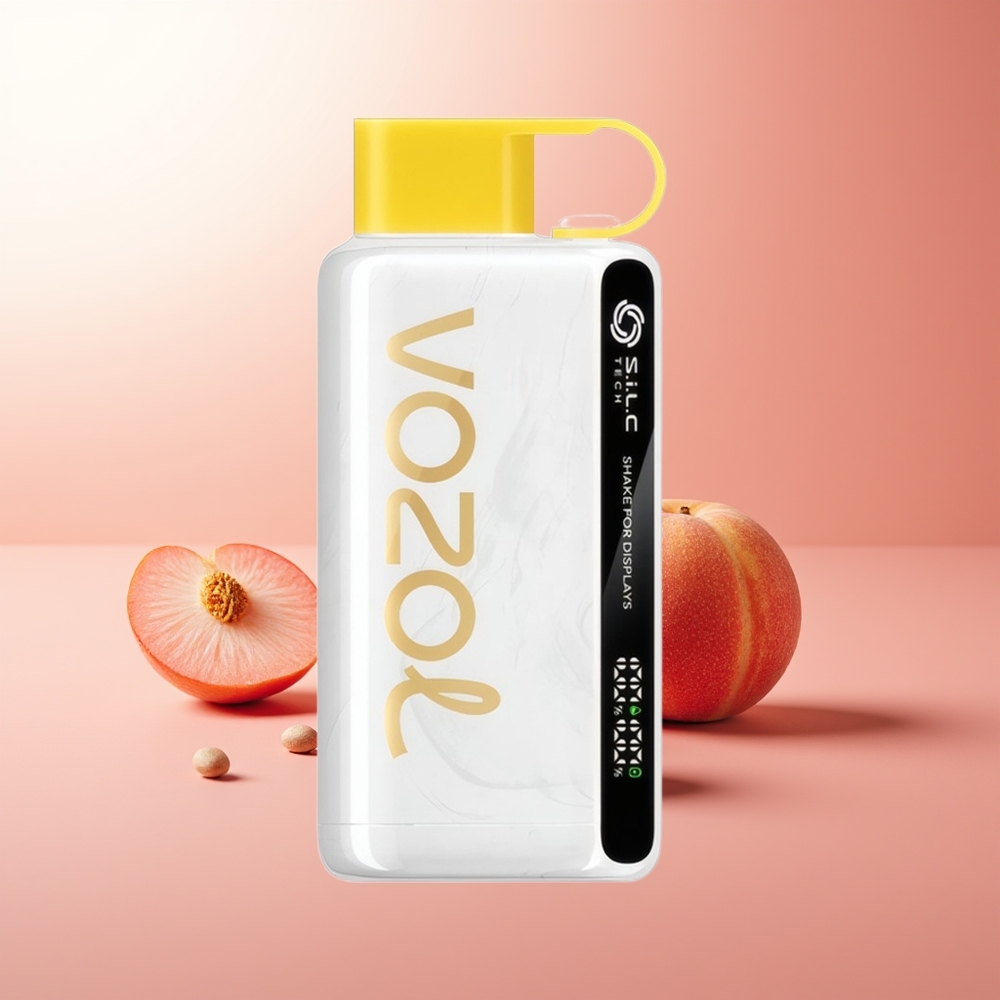 VOZOL STAR 9000/12000 Puffs Limonada de Cereza y Melocotón con Carga Rápida y Protección de Boquilla