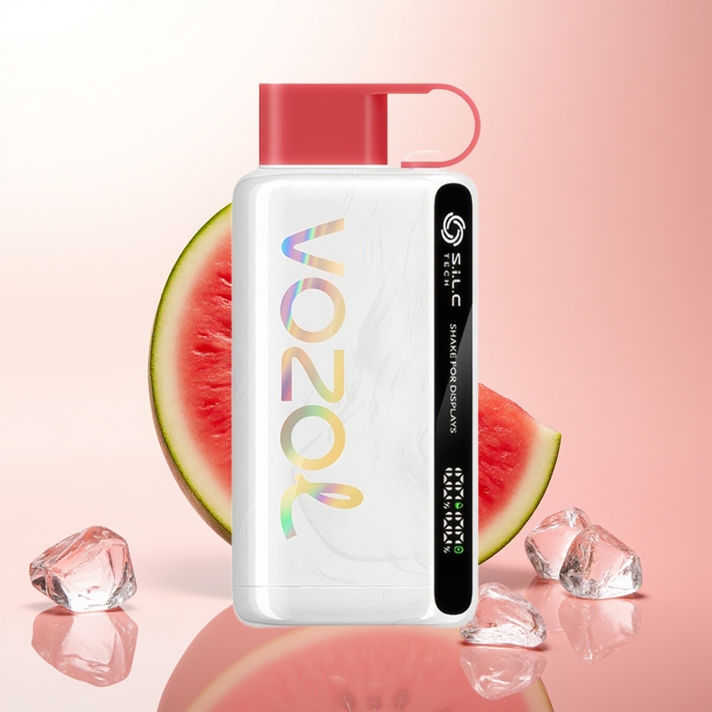 VOZOL STAR 9000/12000 Puffs Sandía Hielo con Carga Rápida y Protección de Boquilla