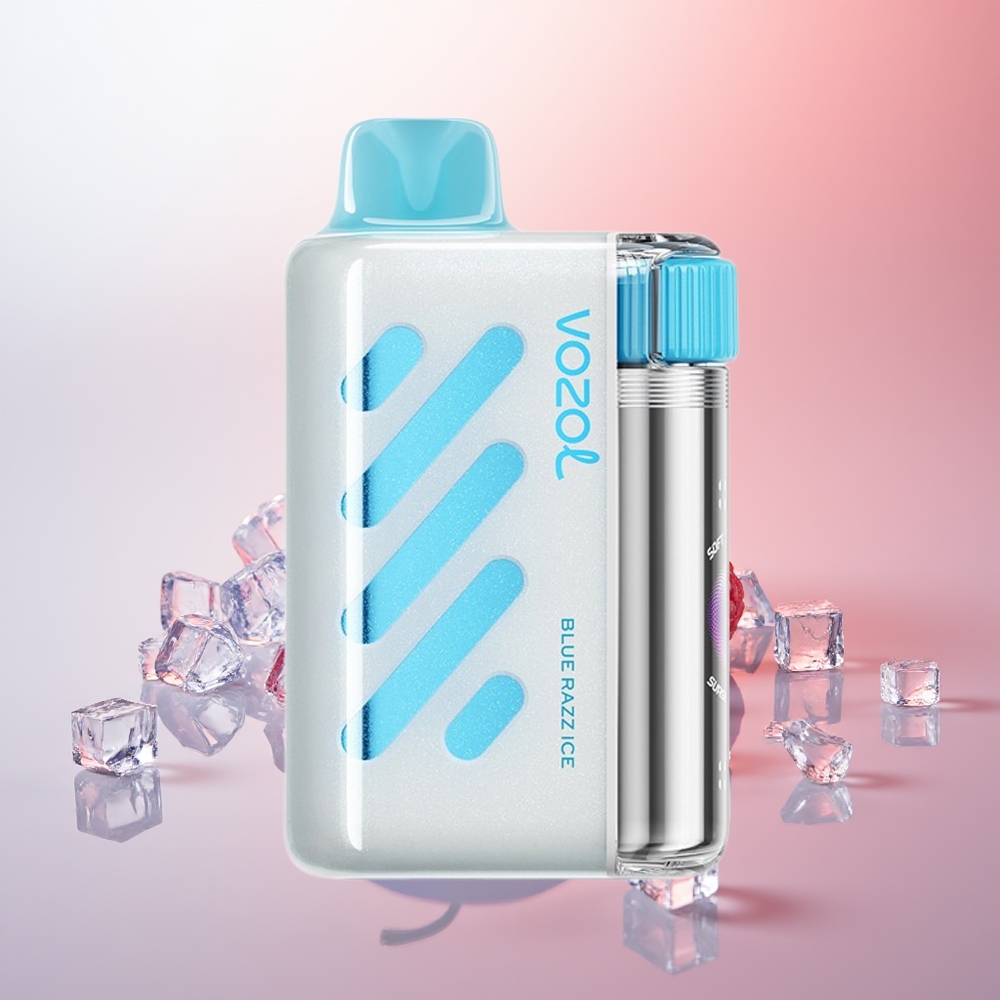 VOZOL VISTA 40000 Puffs Azul Frambuesa Hielo con Carga Rápida y Malla